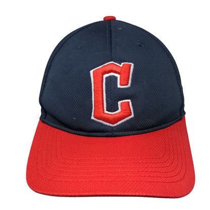 Cleveland Guardians Strapback Hat Red Blue OSFM Embroidered Logo MLB
