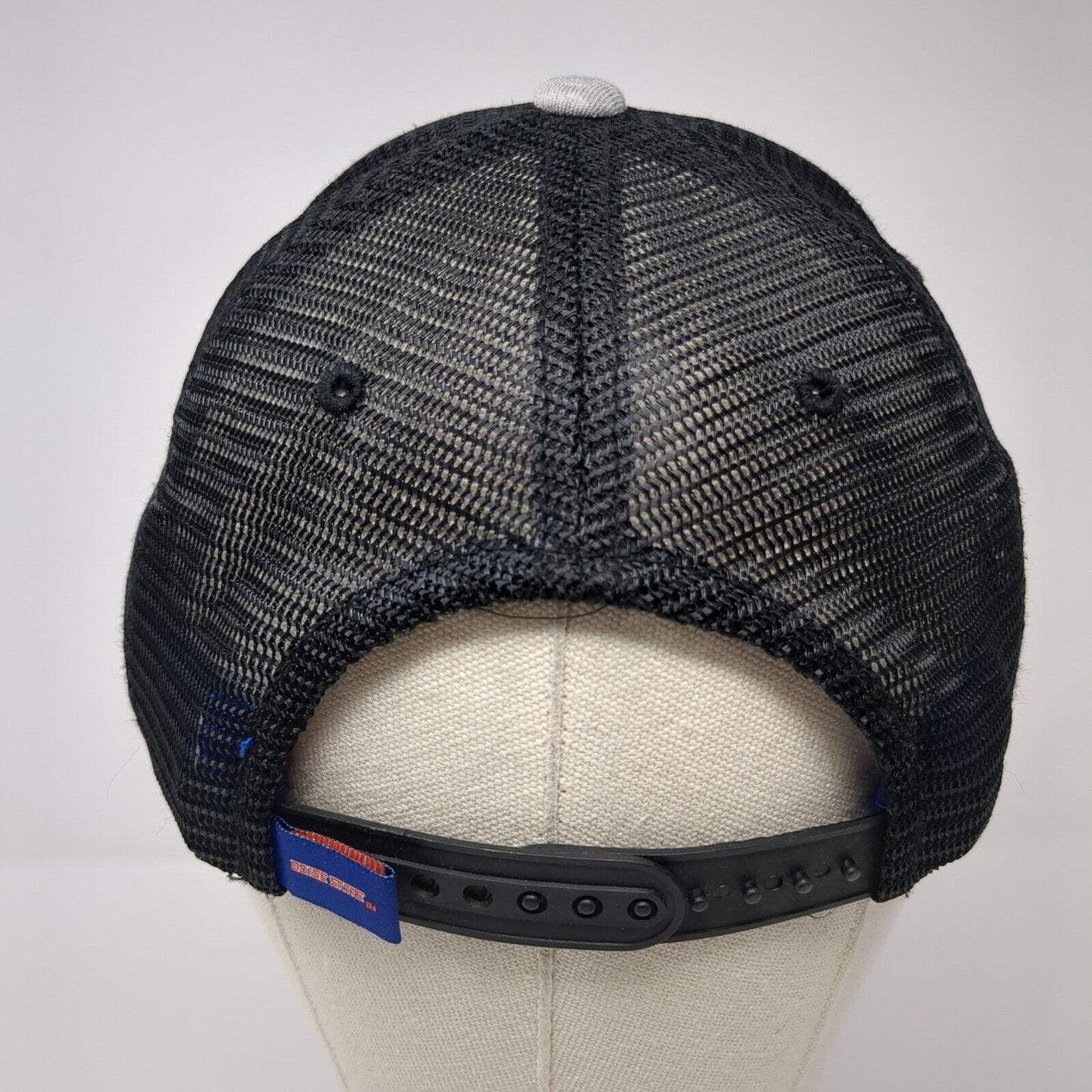 Boise State Broncos Snapback Mesh Back Hat Gray Embroidered Logo NCAA