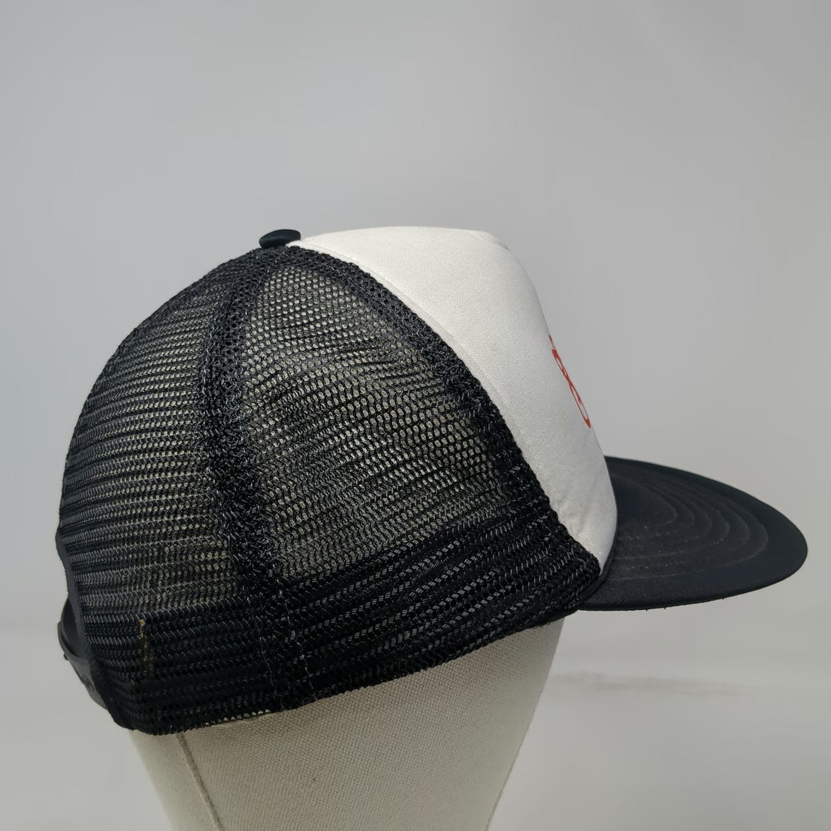 Santana 1983 New Band Black One Size Trucker Hat Mesh Snapback Foam Logo Vintage