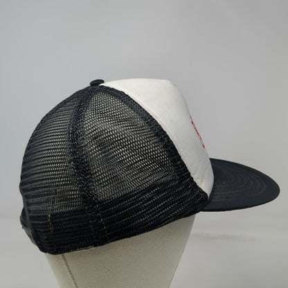 Santana 1983 New Band Black One Size Trucker Hat Mesh Snapback Foam Logo Vintage