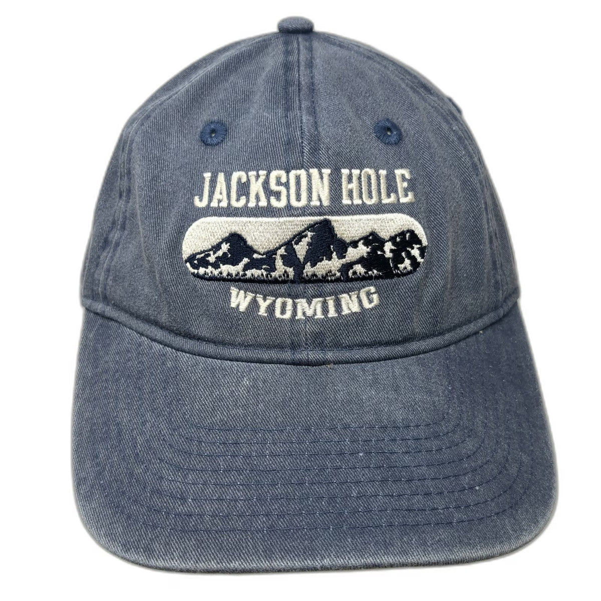 Gear for Sports Jackson Hole Wyoming Blue One Size Baseball Cap Slideback Hat