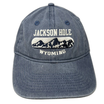 Gear for Sports Jackson Hole Wyoming Blue One Size Baseball Cap Slideback Hat