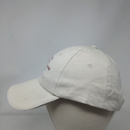 Cayce Cove Simply Stated Strapback Hat Tan One Size Adjustable 6 Panel