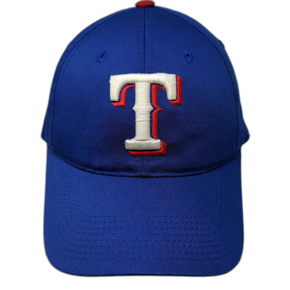 Texas Rangers MLB Outdoor Cap Snapback Blue OSFM White Red Logo Gray Brim Hat