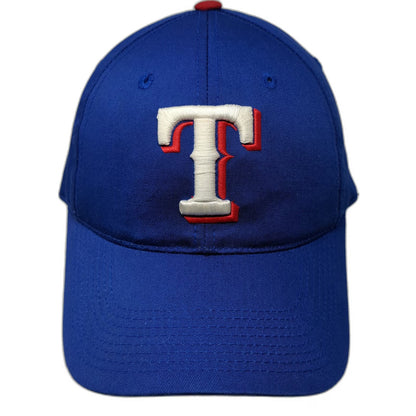 Texas Rangers MLB Outdoor Cap Snapback Blue OSFM White Red Logo Gray Brim Hat