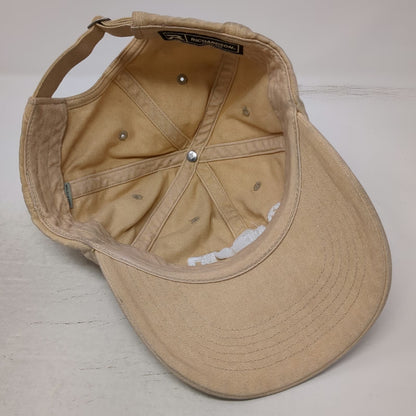 Richardson Baseball Cap Beige One Size ALL IN Embroidered Logo Slideback Hat