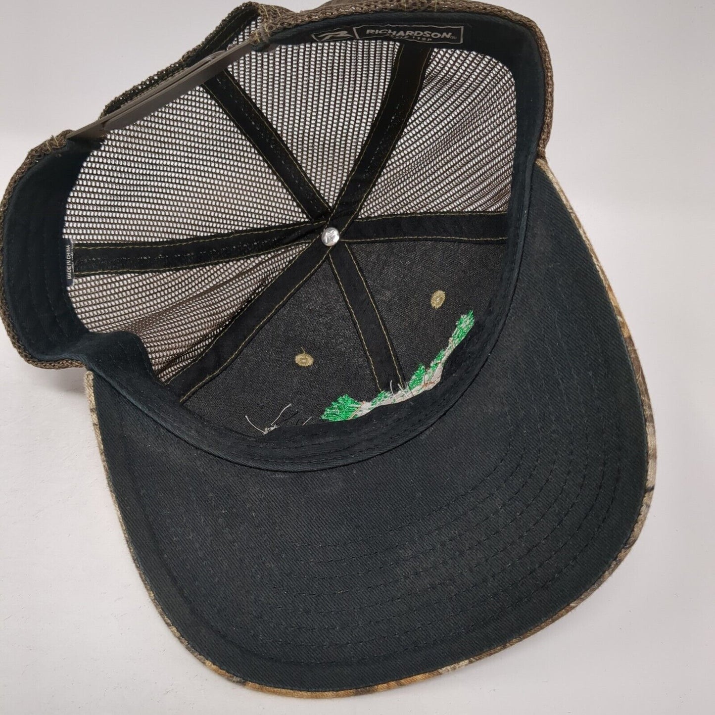 Wood Warrior Logging LLC Trucker Hat Multicolor OS Adjustable Camo Richardson