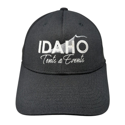 Idaho Tents & Events Fitted Trucker Hat Black S/M Fitmax 70 Mesh Back