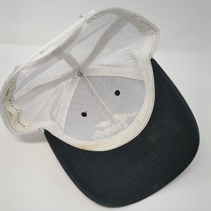 Aero Cali Est. 1987 Snapback Trucker Hat Black One Size Adjustable Mesh Back