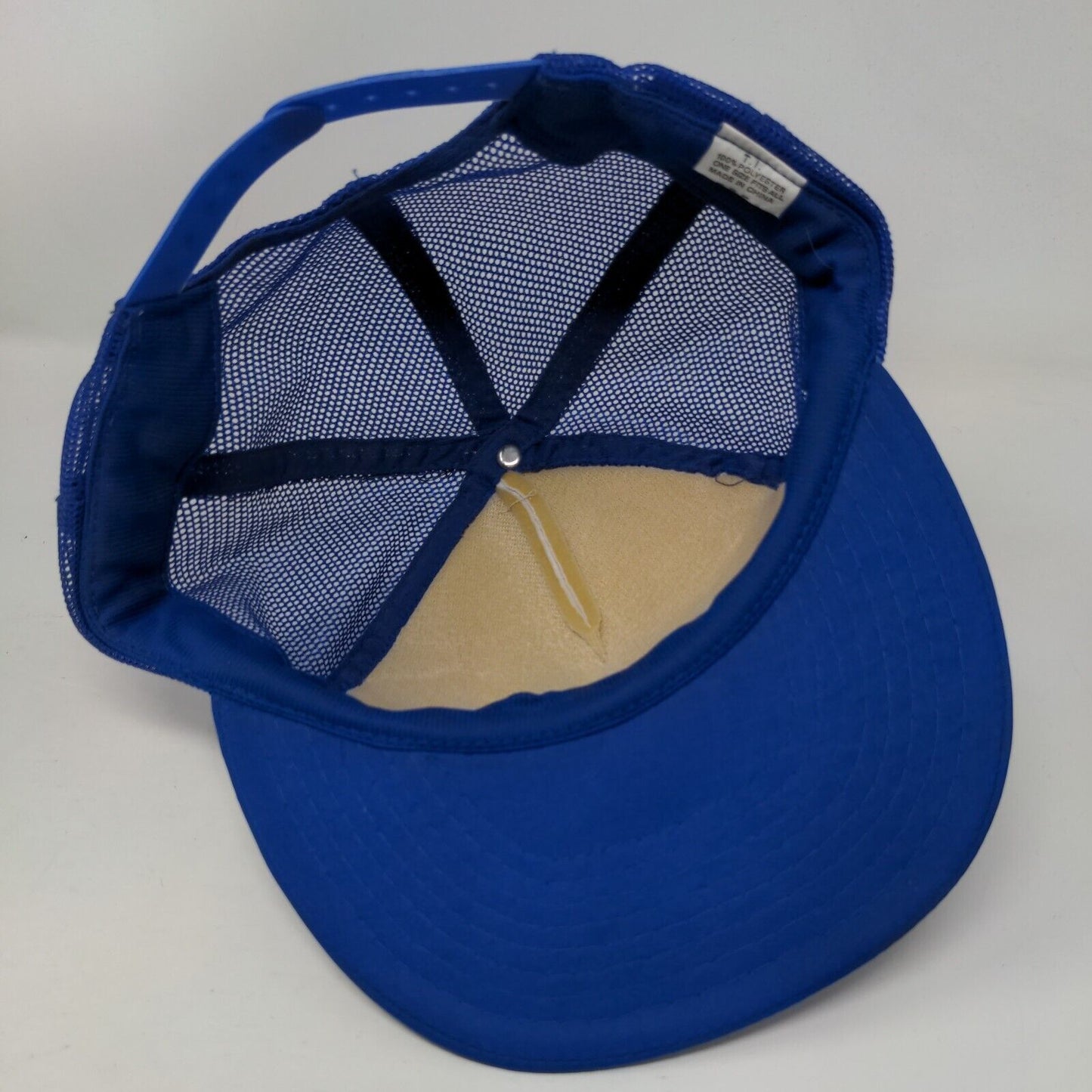 Pro-Fit Snapback Rope Trucker Hat Blue OSFA Mesh Back Colorblock