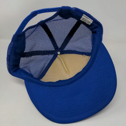 Pro-Fit Snapback Rope Trucker Hat Blue OSFA Mesh Back Colorblock