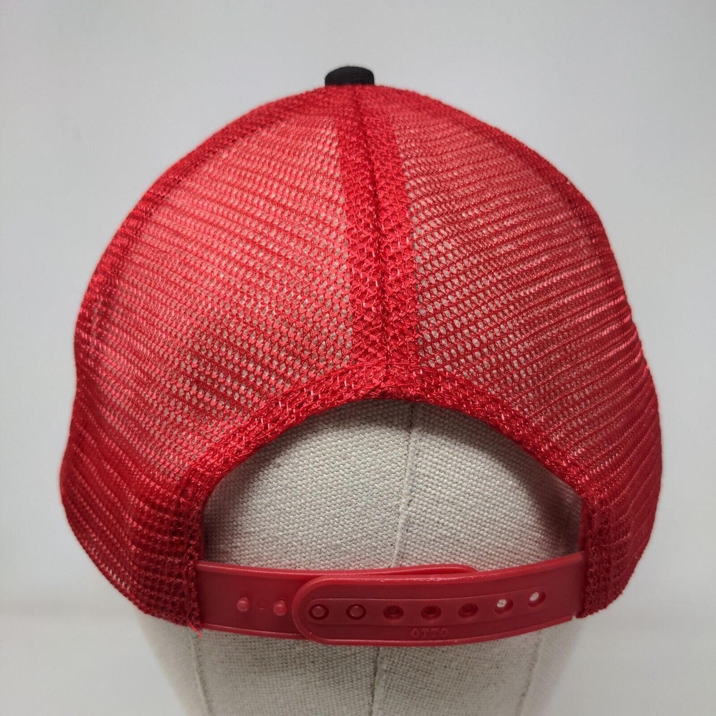 Southern Pine Electric Power Association Snapback Trucker Hat Red OSFM Mesh Back