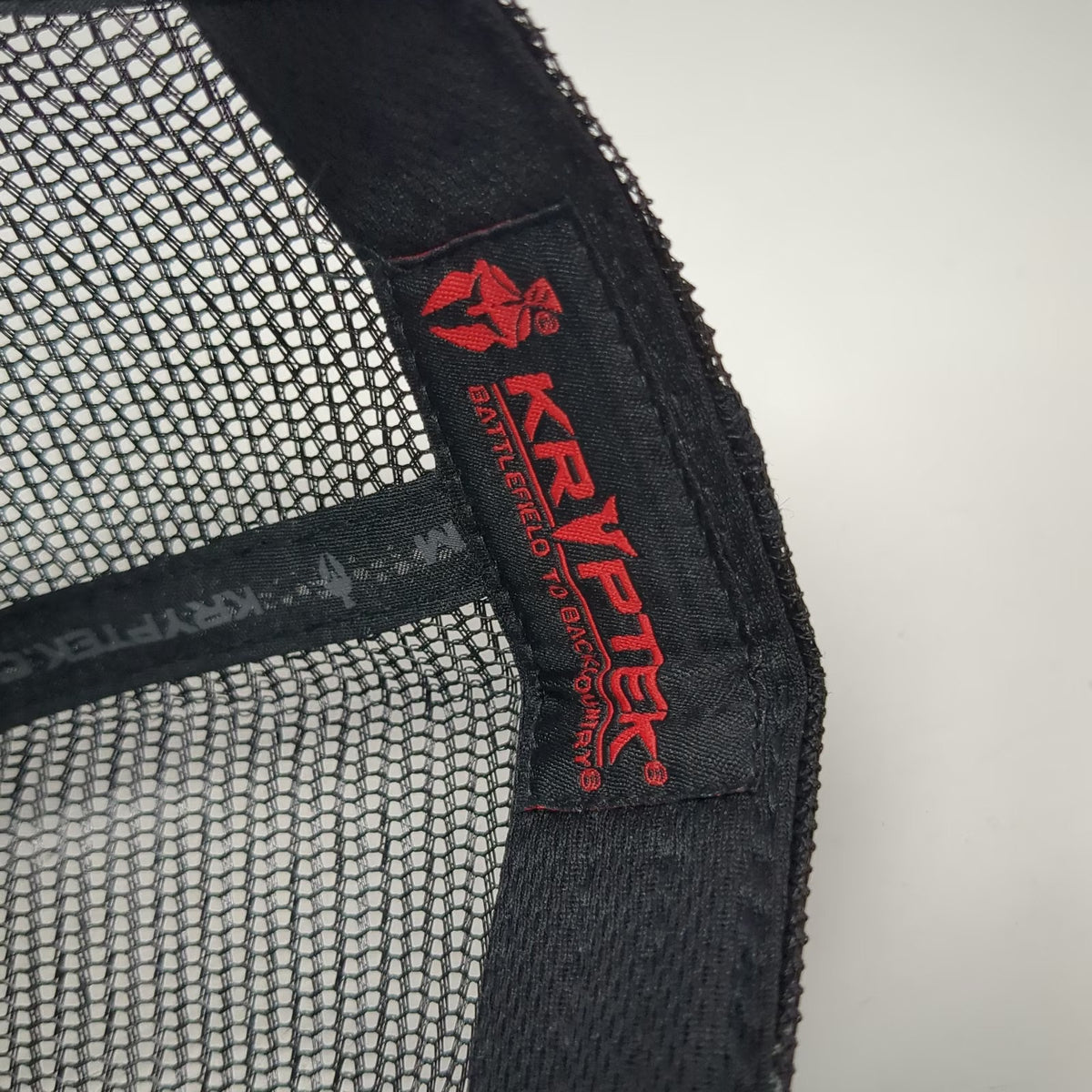 Kryptek Trucker Hat Gray OSFM Spartan Shield Typhon Camo Cooling Mesh Snapback