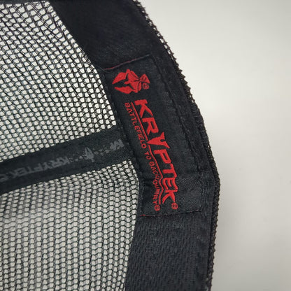 Kryptek Trucker Hat Gray OSFM Spartan Shield Typhon Camo Cooling Mesh Snapback