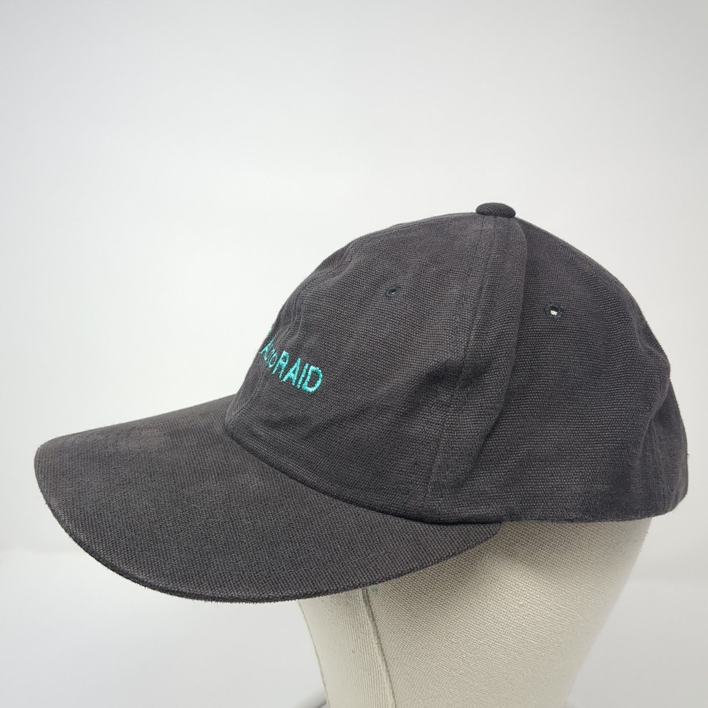 HP AutoRAID Slideback Hat Gray One Size Adjustable Embroidered Yupoong