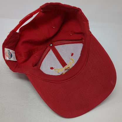 Nissun USMC Snapback Hat Red One Size Eagle Globe Anchor Embroidery Military