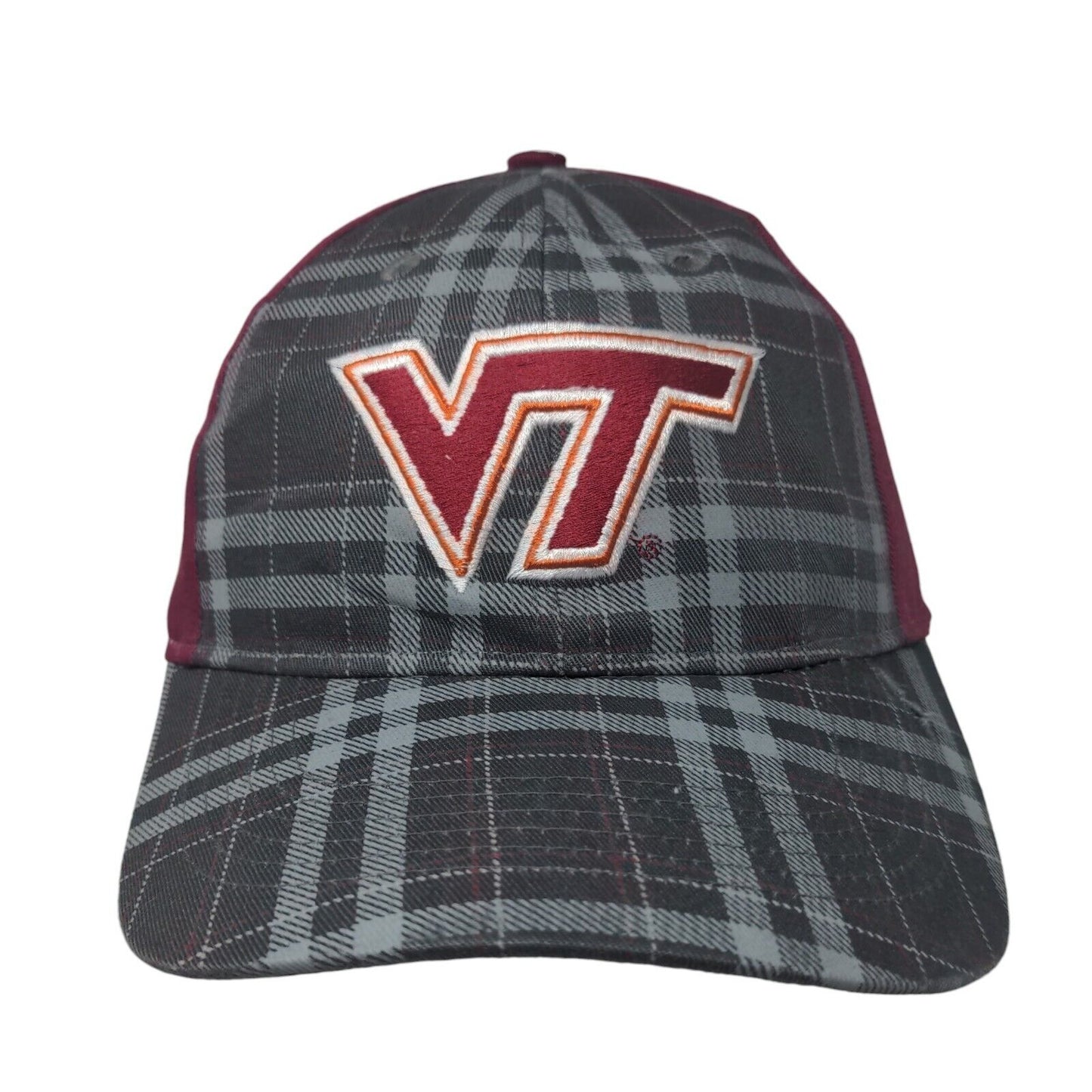 NCAA Men's Slideback Hat Multicolor Embroidered Virginia Tech VT Hokies Logo