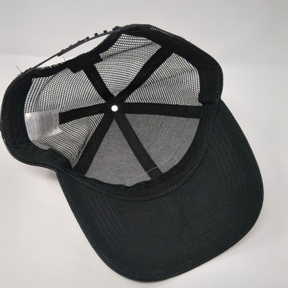 Ariat Work Patch Snapback Trucker Hat Black One Size Mesh Back USA Flag