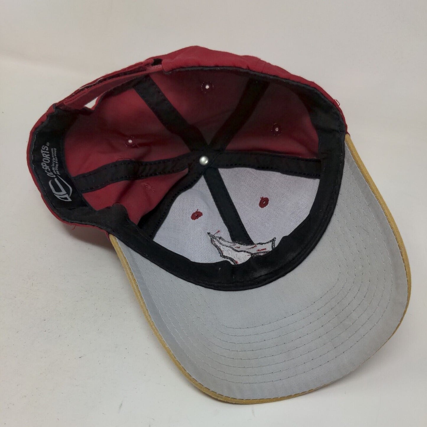 OC Sports Men's Strapback Hat Red OSFM Embroidered Florida State Seminoles Logo