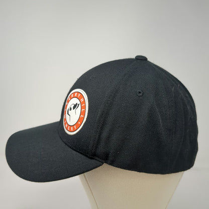 Yupoong Snapback Hat Black One Size Kerry Hill Winery Logo Patch Wool Blend