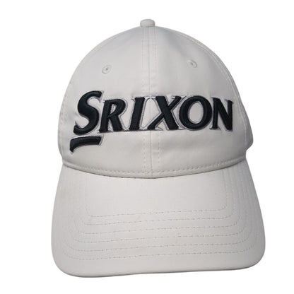 Srixon Slideback Hat White One Size Adjustable Embroidered 6 Panel