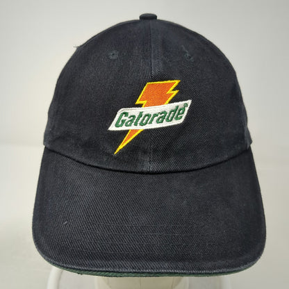 Gatorade Logo Baseball Cap Black One Size Embroidered Slideback Strap Hat