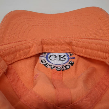 Rascals Baseball Cap Orange One Size Seaside Oregon Elev 13 FT Slideback Hat