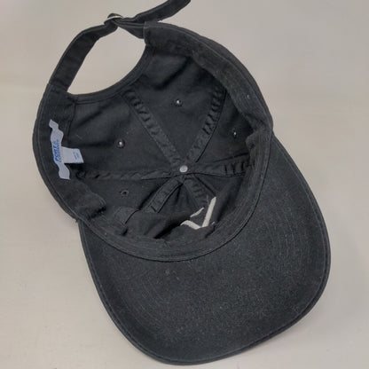 Port & Company Slideback Hat Black One Size Adjustable Embroidered