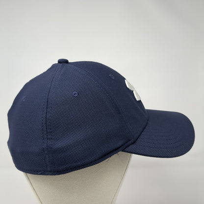 Under Armour Fitted Hat Blue L/XL Classic Fit Embroidered Blitzing 6 Panel