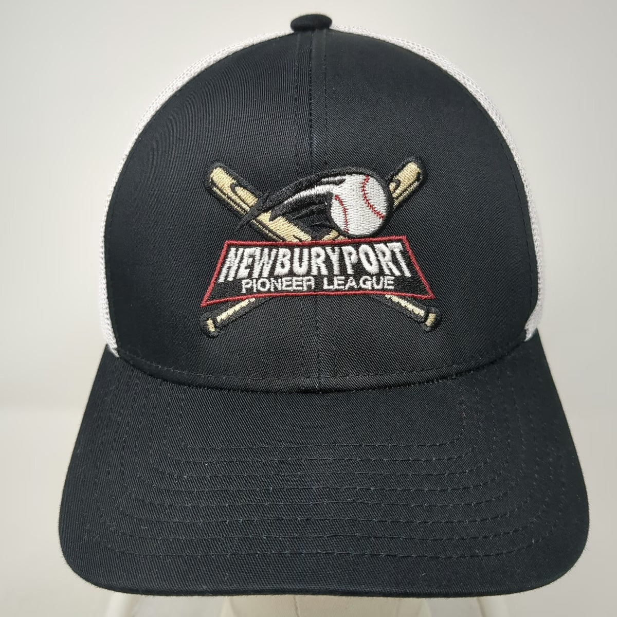 Pacific Headwear Trucker Hat Black One Size Newburyport Pioneer League Baseball
