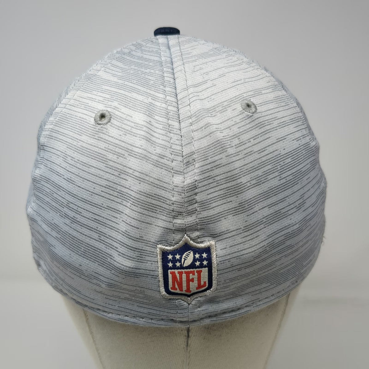 New Era Seattle Seahawks Gray Blue Baseball Cap L NFL 39THIRTY Stretch Fit Hat