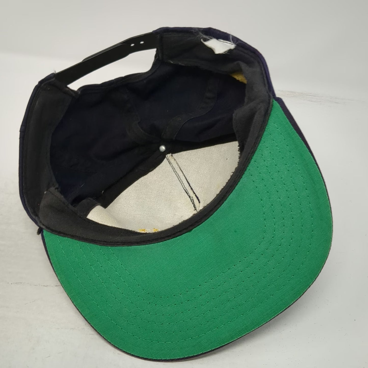 Blue 5 Panel Hat Cornwall Stars Embroidery Snapback One Size Green Under Brim