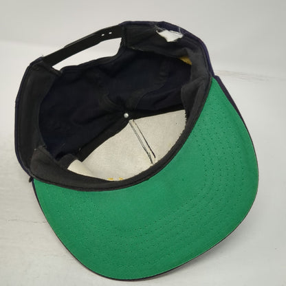 Blue 5 Panel Hat Cornwall Stars Embroidery Snapback One Size Green Under Brim