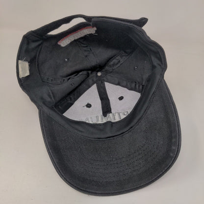 Optimum Maschinen-Germany Strapback Hat Black One Size Embroidered