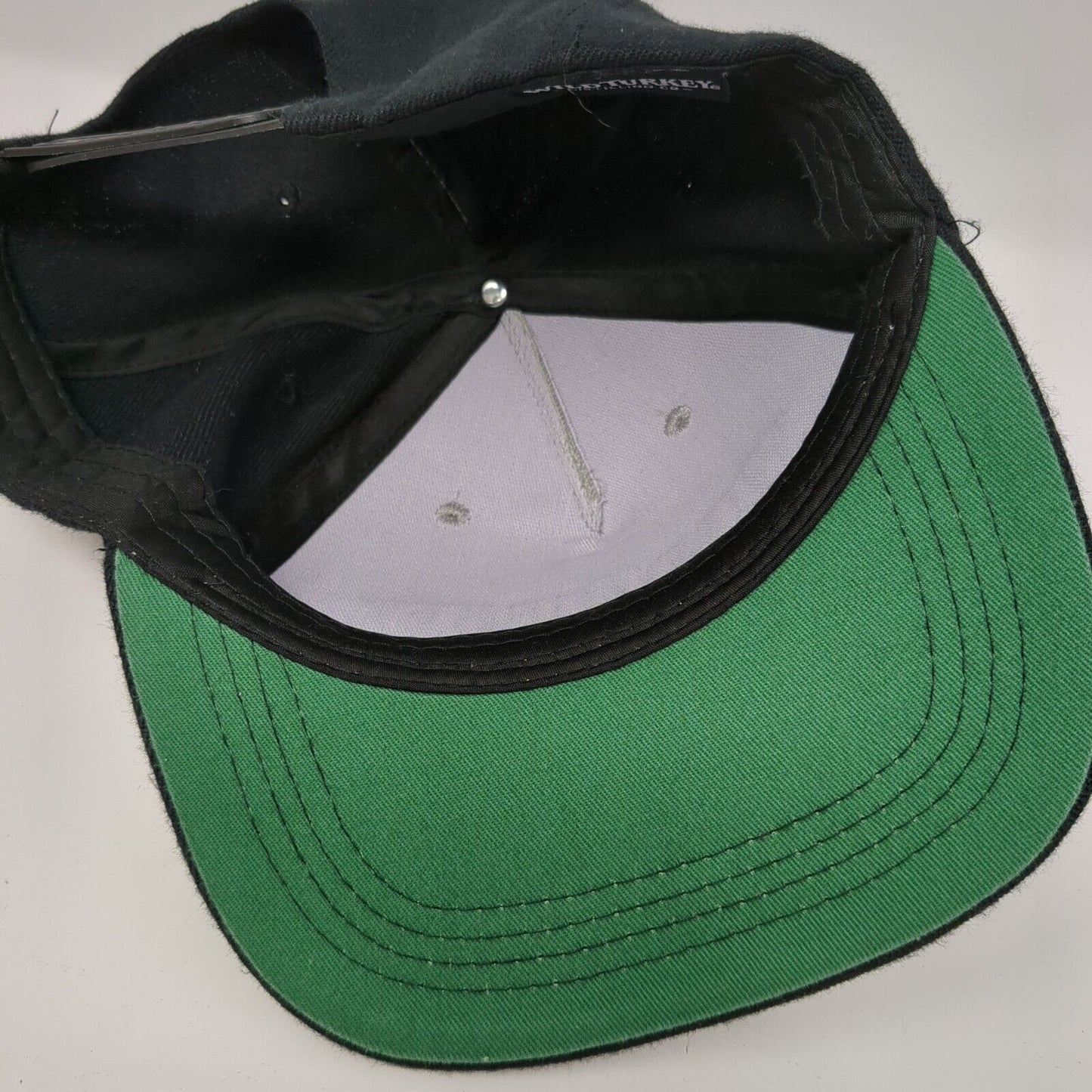 Wild Turkey Distilling Co Snapback Hat Black One Size Adjustable