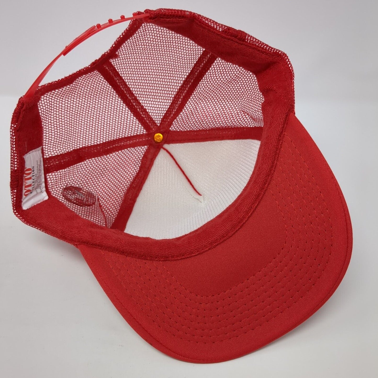 Ninkasi Brewing Oregon Eugene Snapback Trucker Hat Red Mesh Rope Otto Adjustable