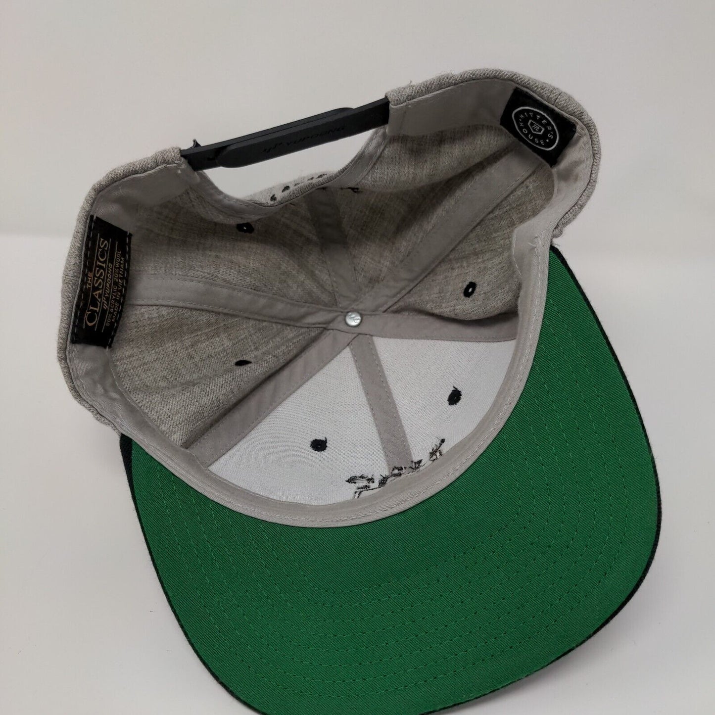 Hitter's House Los Angeles Snapback Hat Gray OS Adjustable The Classics Yupoong