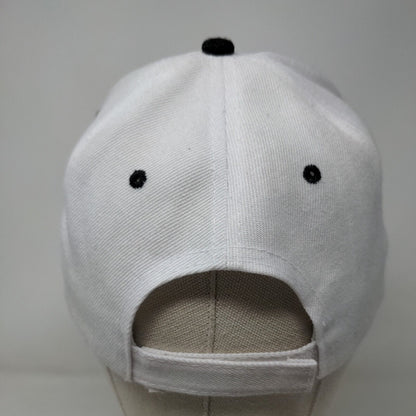 Don't Ask Me 4 Sh!t Strapback Hat White OSFA Embroidered 6 Panel