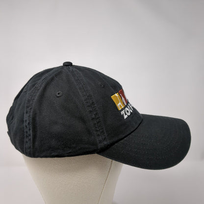 Zoo Boise Strapback Hat Black OSFA Solid Embroidered Royal Resortwear