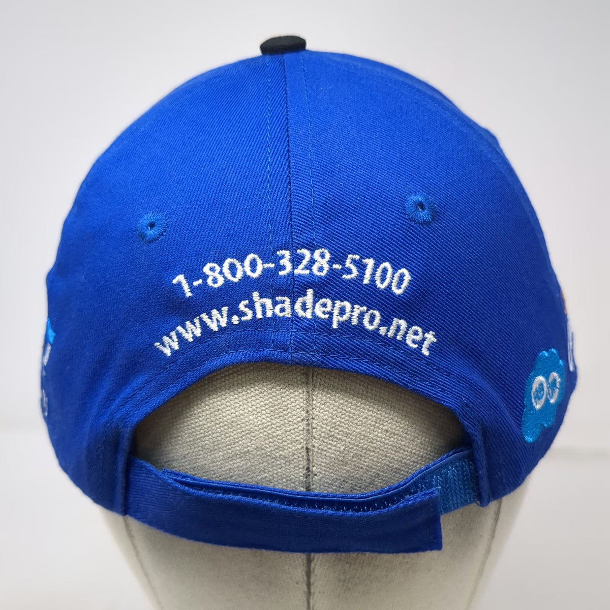 ShadePro Baseball Cap Blue Black Gray One Size American Flag Quartzsite RV Hat