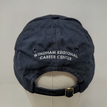 Sportsman Men's Slideback Hat Blue Adjustable Embroidered Logo Cotton