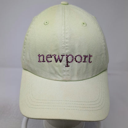 Dirty Girl Couture Newport Baseball Cap Green One Size Rhinestone Slideback Hat