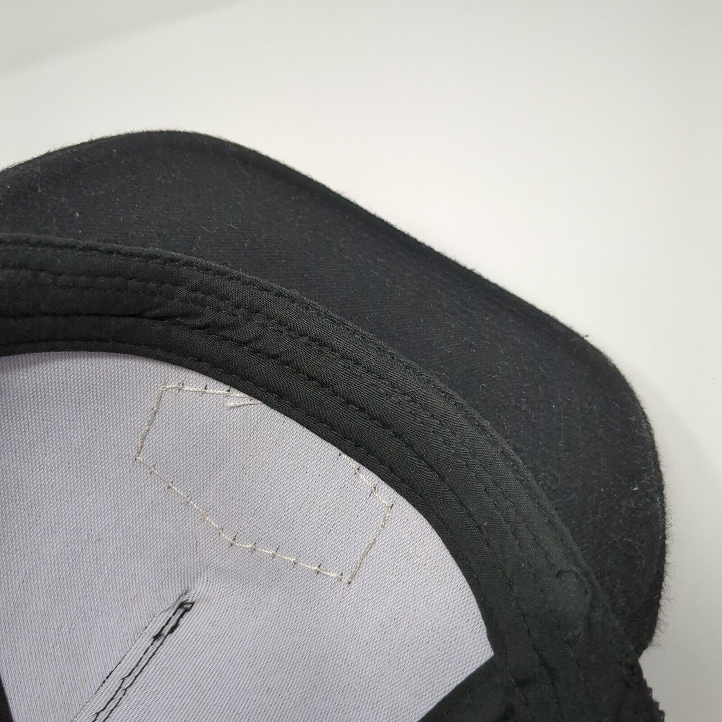 Eat Beef Patch Snapback Mesh Back Trucker Hat Black One Size Adjustable