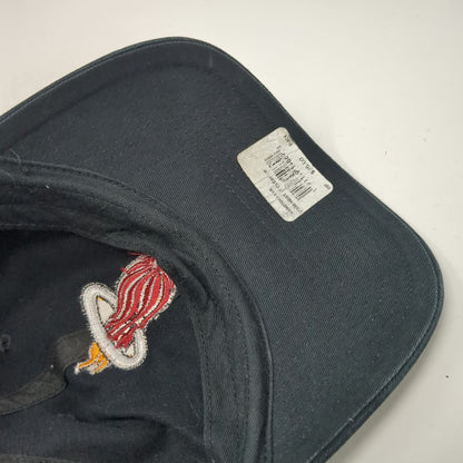 Miami Heat NBA '47 Baseball Cap Black One Size Strapback Embroidered Logo Hat