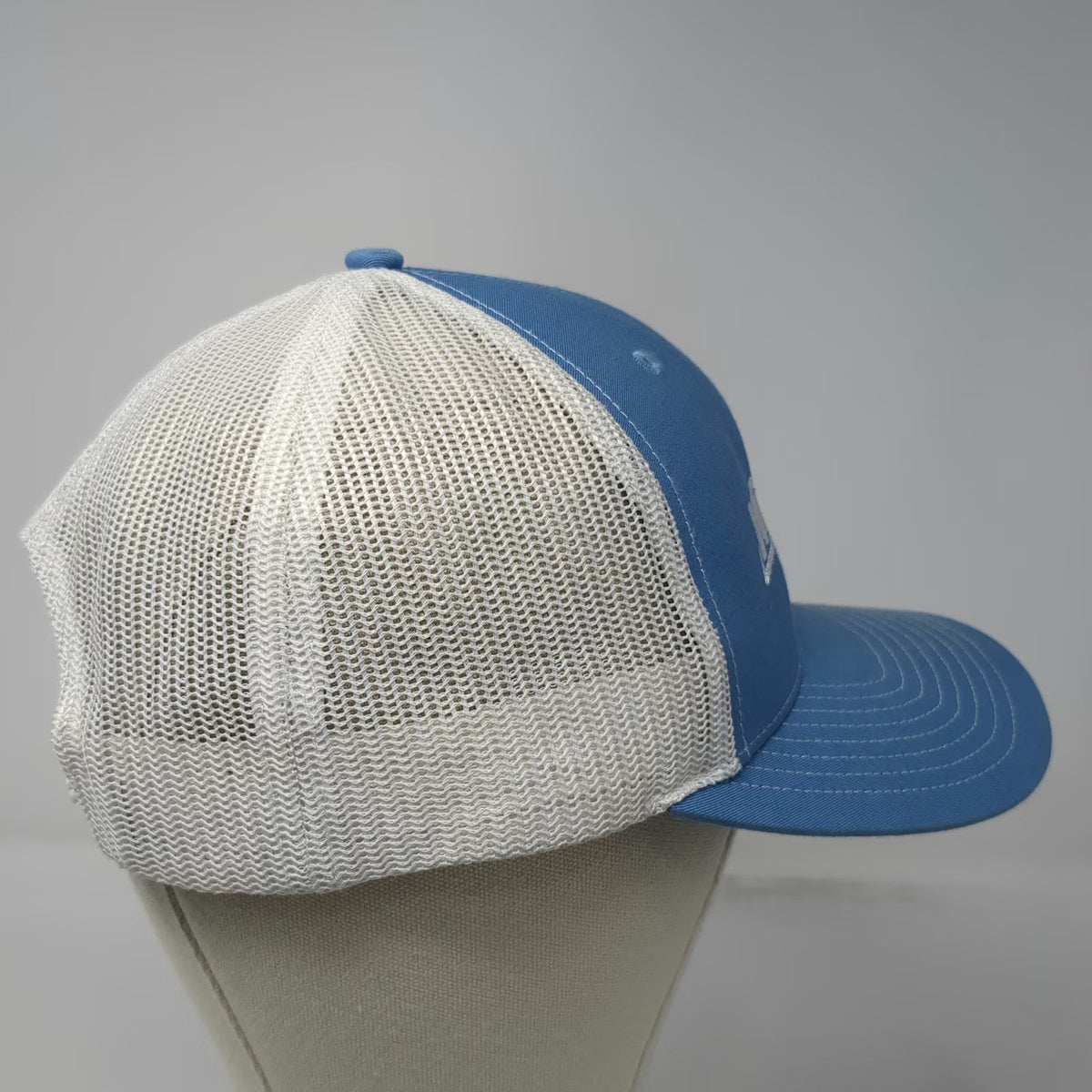 Richardson Trucker Hat Blue White One Size Winsupply Boise Embroidered Snapback