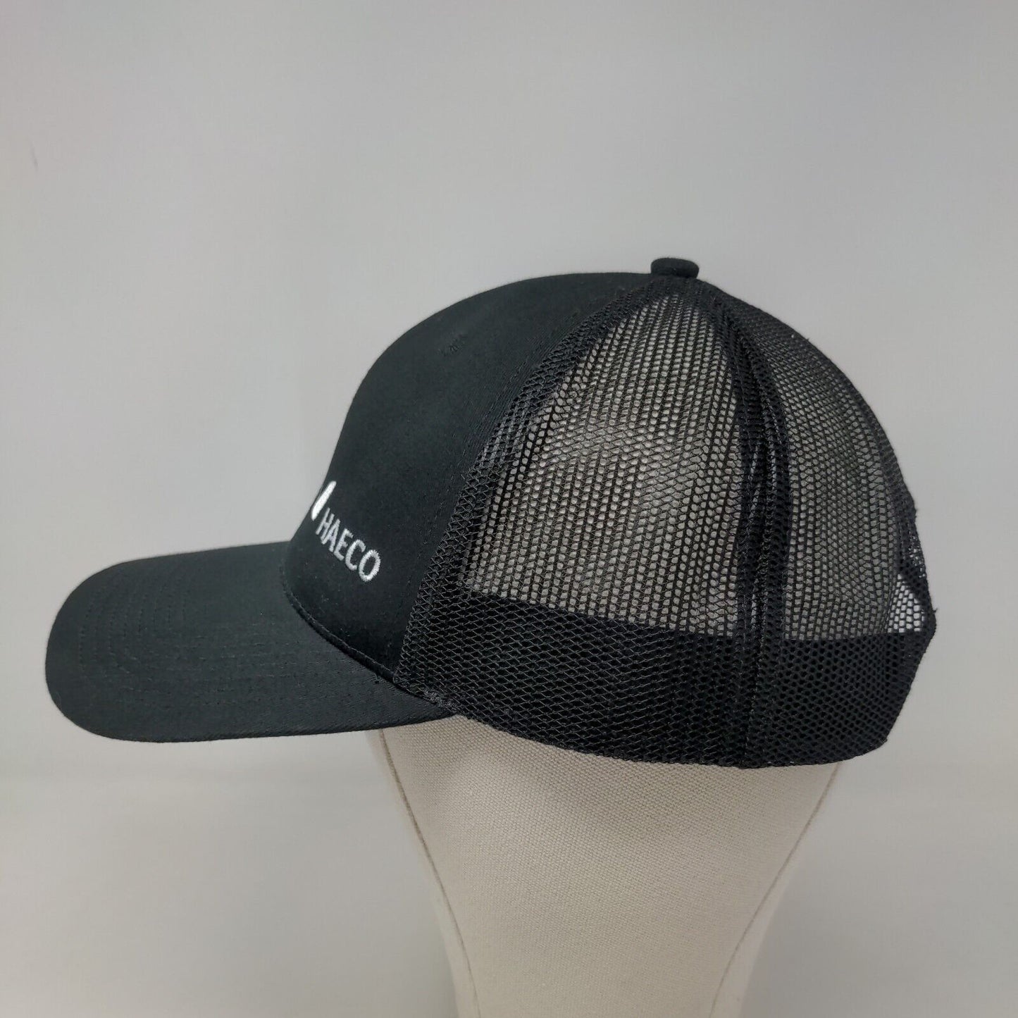 Outdoor Cap Men's Snapback Mesh Back Hat Black Adjustable Embroidered Logo