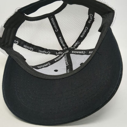 Blank2Branded Baseball Cap Black One Size Mesh Back Strapback Cummins Logo Hat