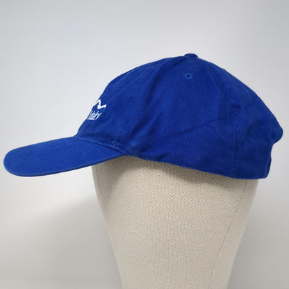 Port & Company Baseball Cap Blue One Size Blue Cross of Idaho Logo Hat Slideback