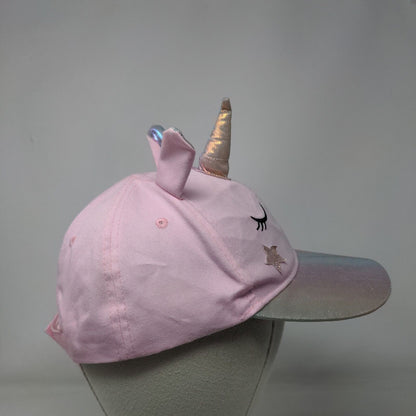 Unicorn Strapback Hat Pink One Size Adjustable 6 Panel Wonder Nation