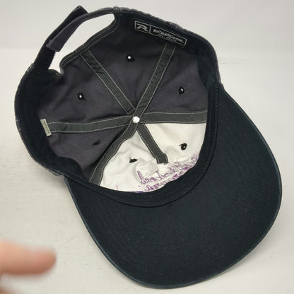 Richardson Baseball Cap Gray White Purple L Wicked Warriors East Greenwich Hat